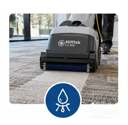 Rinçage d'un tapis par injection-extraction