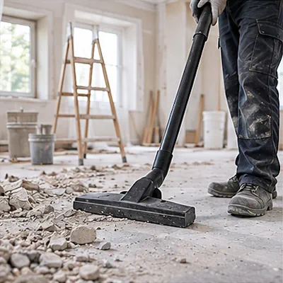 ALT: Nettoyage d'un local après travaux